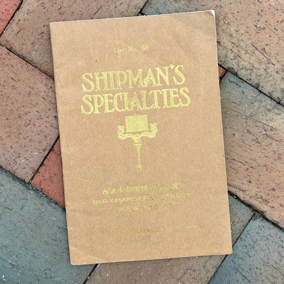 Other - 1913 Shipman's Specialties Catalogue Files Binders Office Items Scrapbooks NYC
